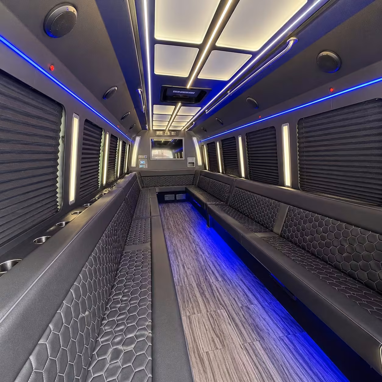 jacksonville party bus interior